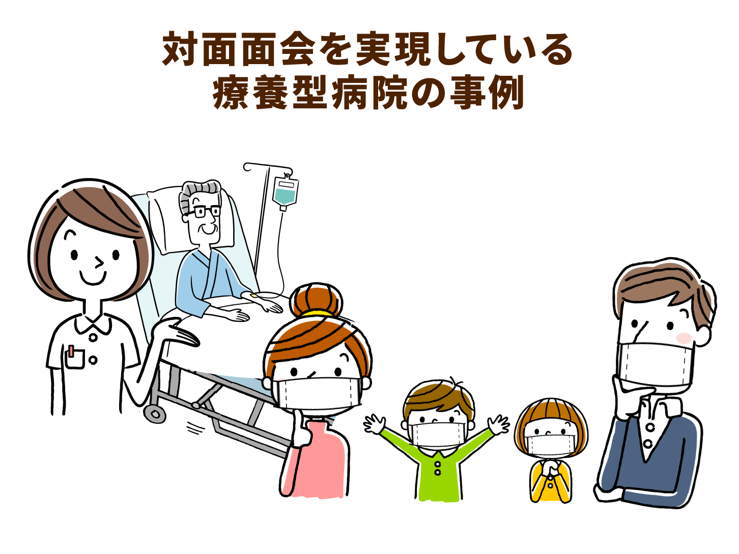 対面面会を実現している療養型病院の事例