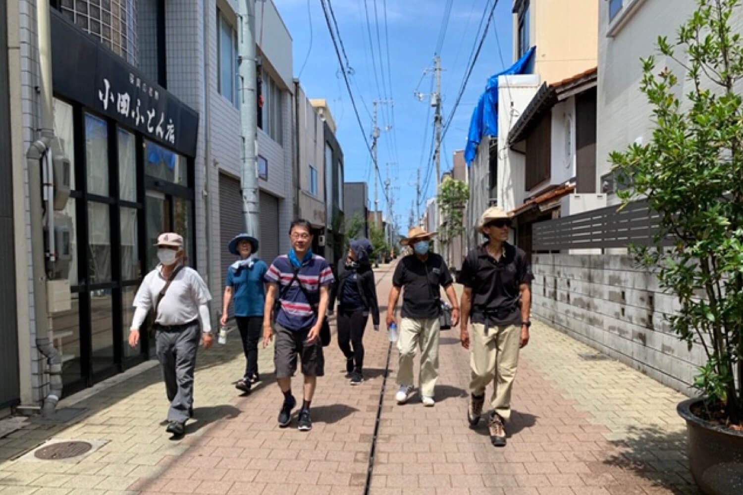 にっこりの会で町歩き