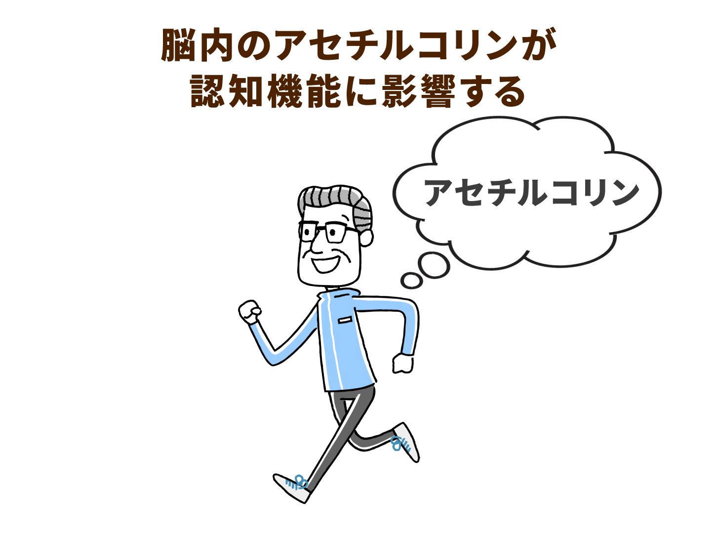 脳内のアセチルコリンが認知機能に影響する
